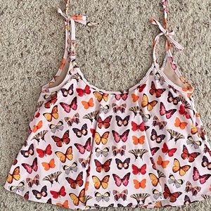 Kortni Jeane butterflies swim top